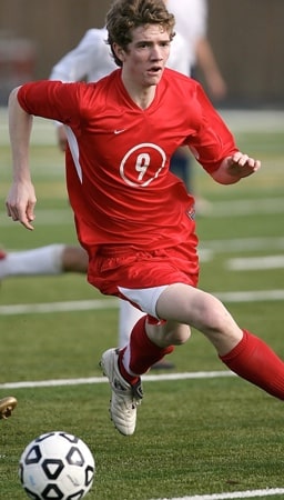 football player running on the field